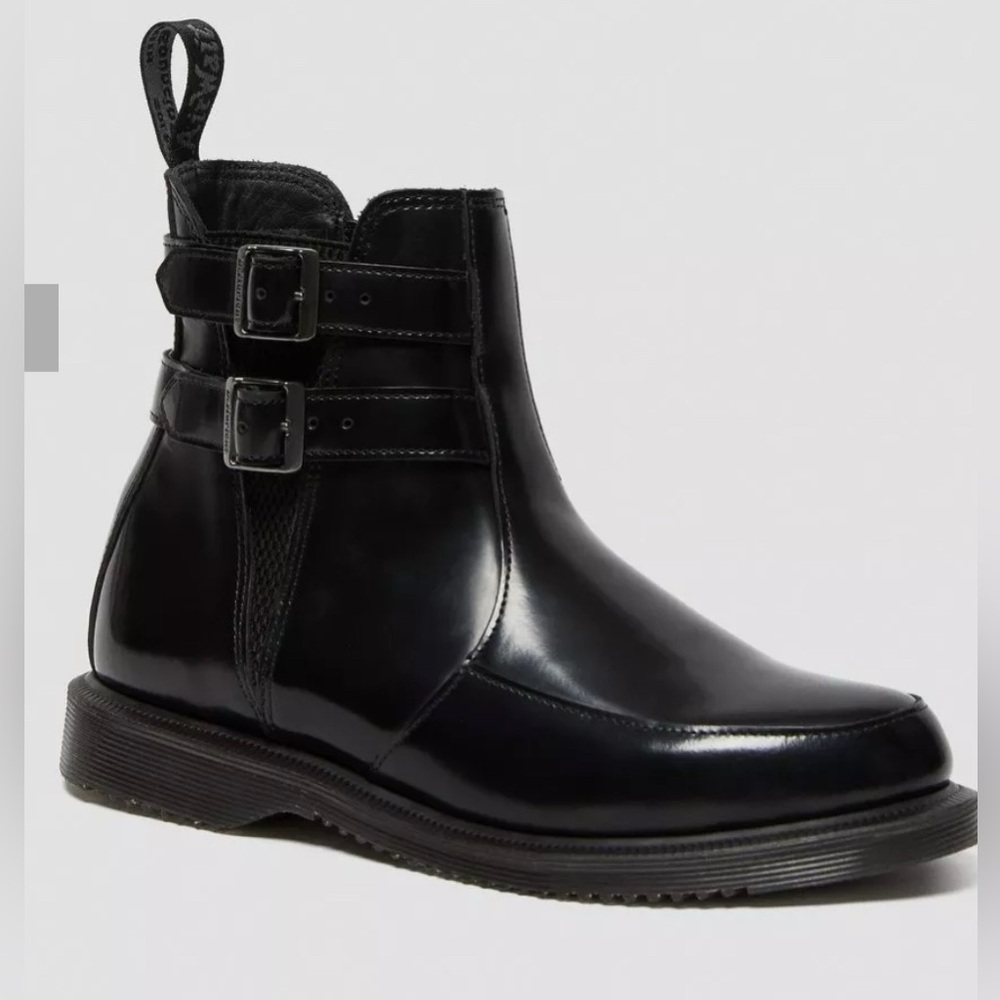 Dr. Martens Flora II Buckle Boots